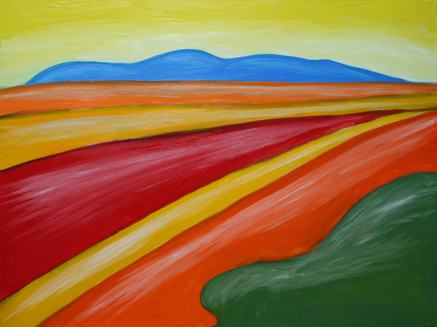 Mountain over the sea