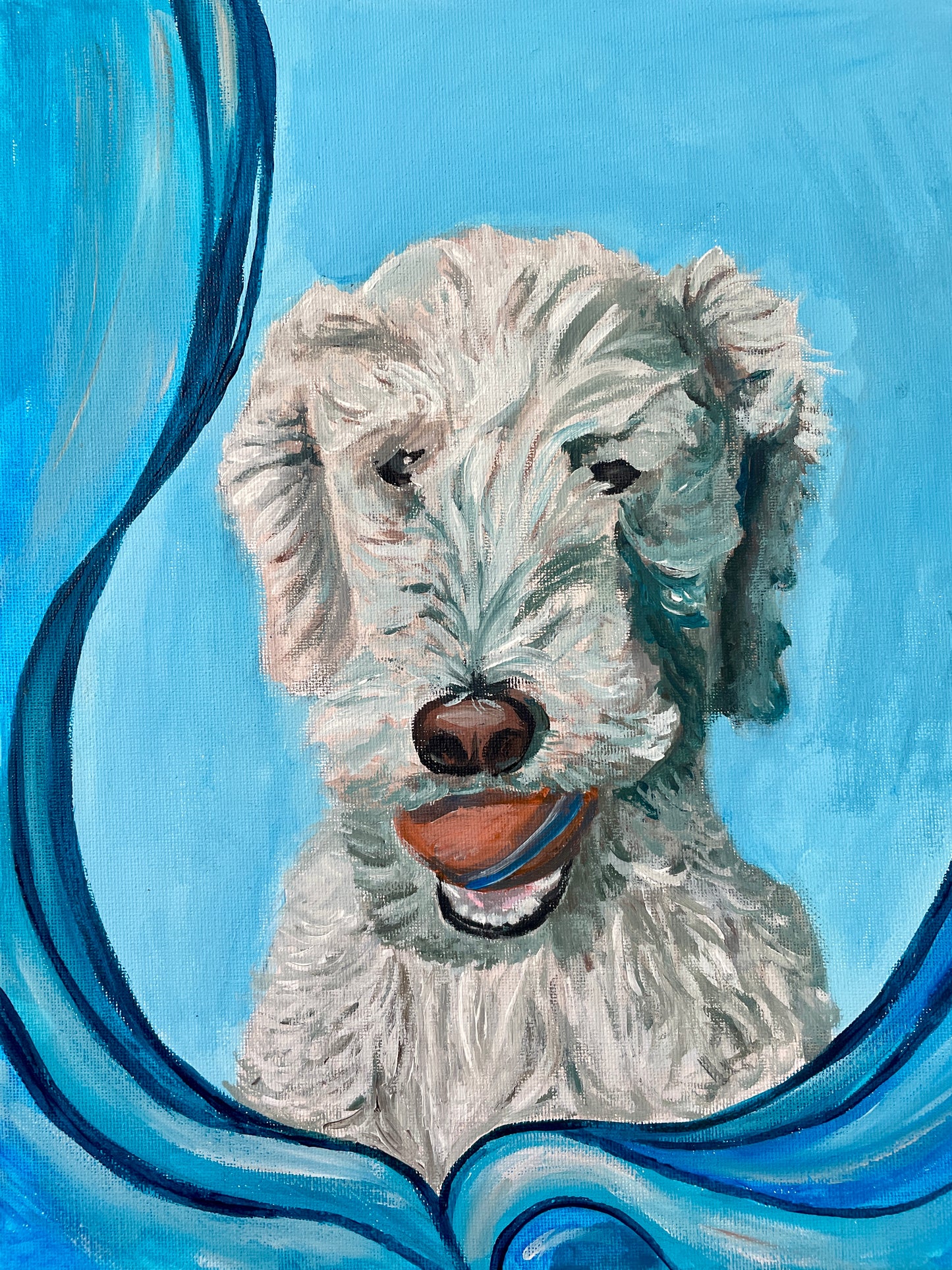 CUSTOM PET PORTRAIT ON CANVAS