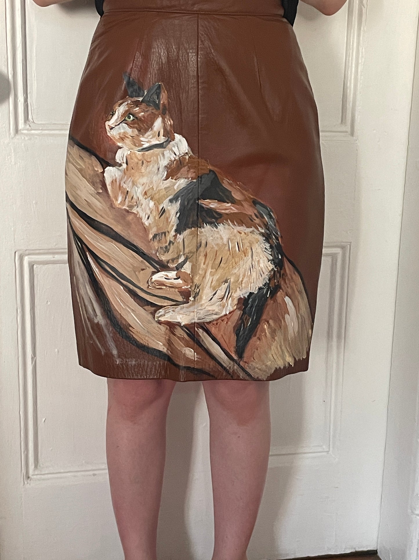 CUSTOM PET PORTRAIT ON LEATHER BAGS & JACKETS