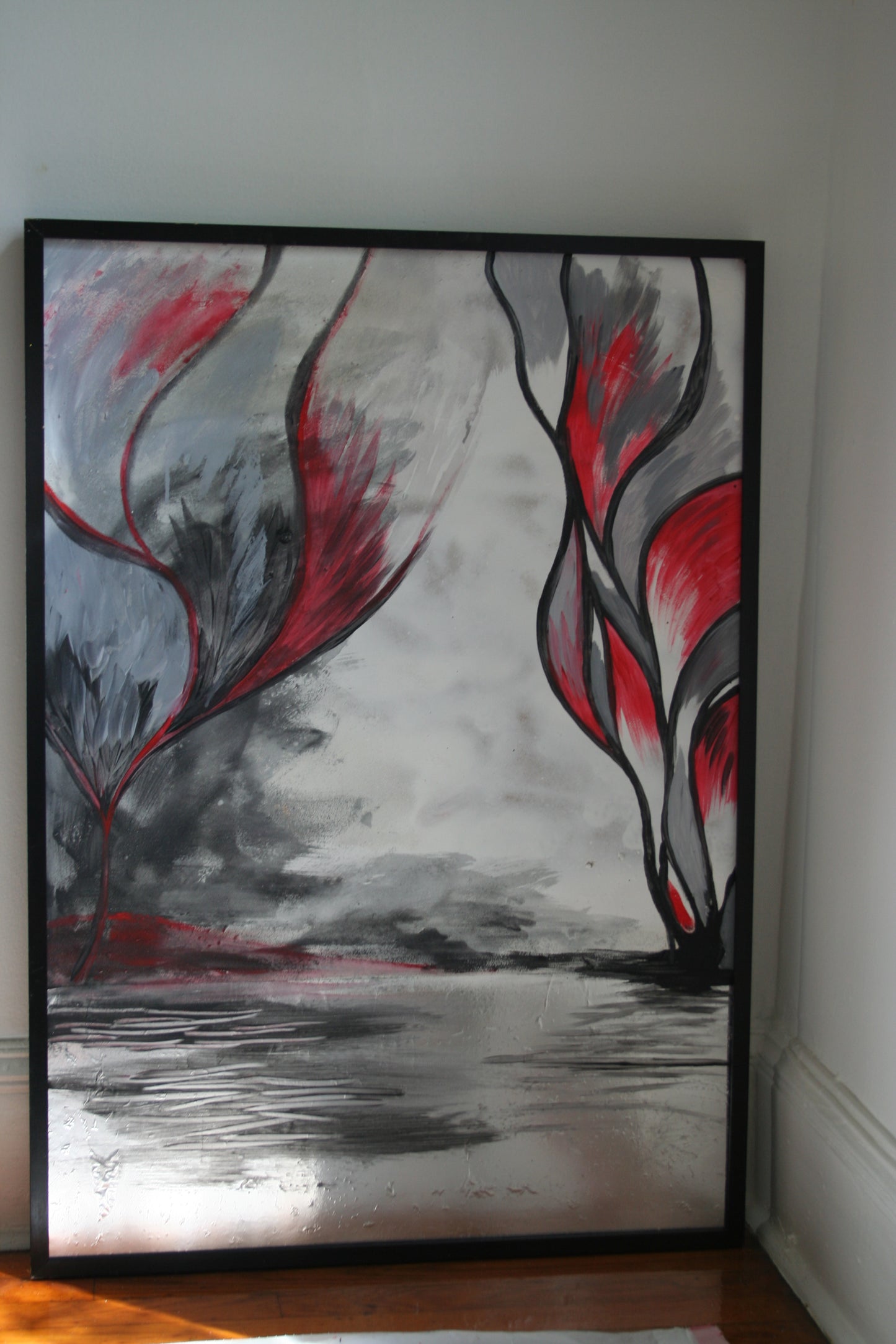 Trees before Halloween