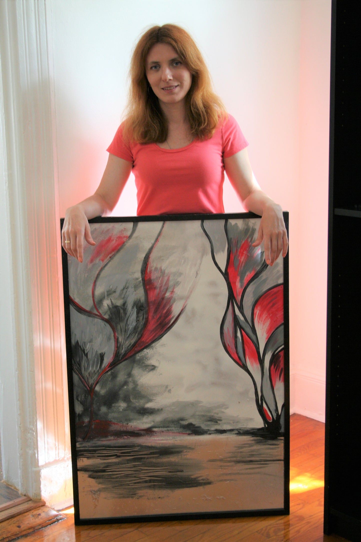 Trees before Halloween